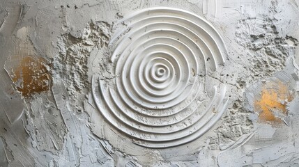 Minimalistic abstract oil painting of japanese 