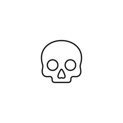 Skull icon vector. EPS 10 editable vector