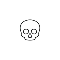 Skull icon vector. EPS 10 editable vector
