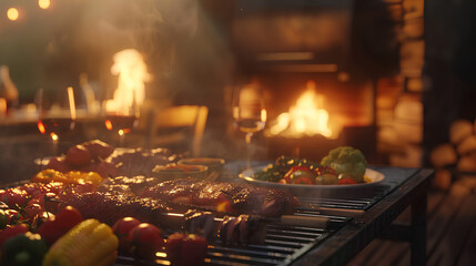 Independence Day BBQ Bash,Tasty Cookout with Friends