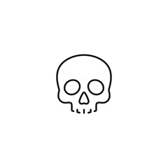 Skull icon vector. EPS 10 editable vector