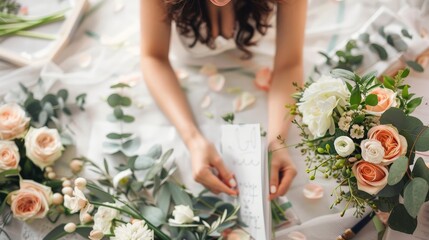 Explain how to create a wedding day timeline to keep everything on track.