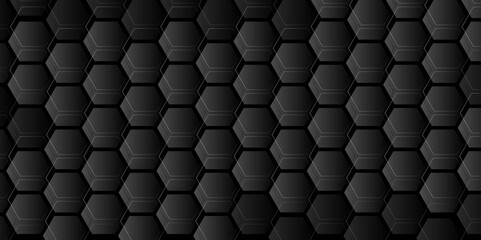 Abstract hexagon background. Futuristic abstract honeycomb mosaic white technology background. For presentation, business, corporate, institution, party, festive, seminar, and talks. 
