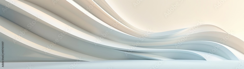 Poster elegant abstract design with fluid, flowing lines and soft pastel hues. modern minimalistic backgrou