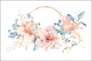Stunning Multicolor Watercolor Flowers