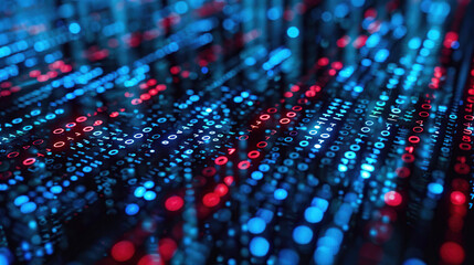 Obraz premium An abstract binary symbol