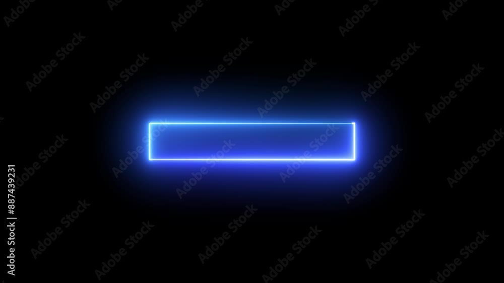 Poster glowing line frame web neon box pattern. neon pink lights wiggle on black background. abstract backg