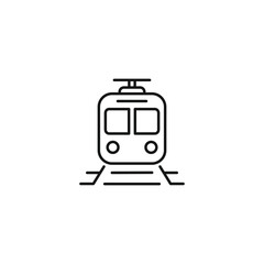 Train icon vector. EPS 10 editable vector