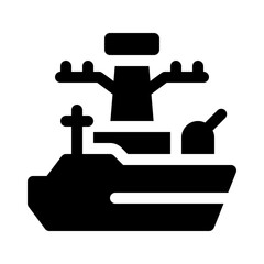 warship glyph icon © Deione