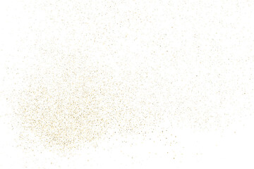 Gold vector texture on white background. Light golden pattern. Old paper surface. Yellow confetti illustration backdrop. Design element. EPS 10.	
