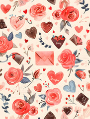 Valentine's Day cartoon cards