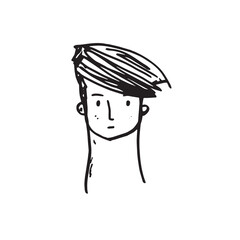 Abstract continuous one line drawing, woman and man face. Modern style portrait. Vector illustration,Fashion One line drawing women faces