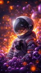Cosmic Dreamer Astronaut