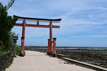 夏の青島の風景