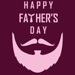 Father's Day concept, son and daughter cycling with father, Father's Day Vector, Illustrator, Father's Day handwriting calligraphy, perfect for poster, banner, or greeting 