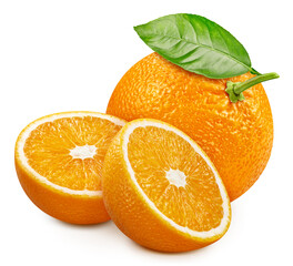 Orange isolated on white background