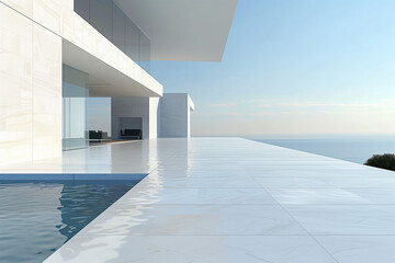 Modern Villa with Spacious Foreground Image
