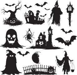 Halloween Vector Icons for Designs and more.