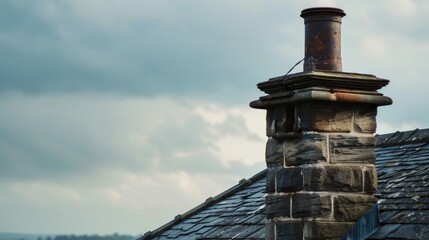 Seal rooftop chimney