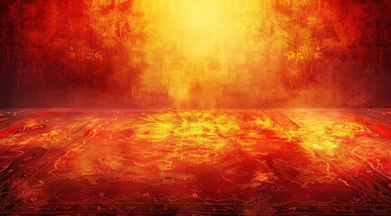 burning fire in the forest