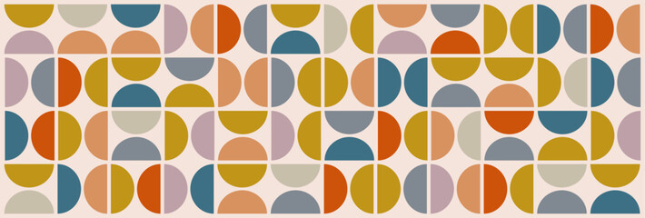 Geometric vintage wallpaper 