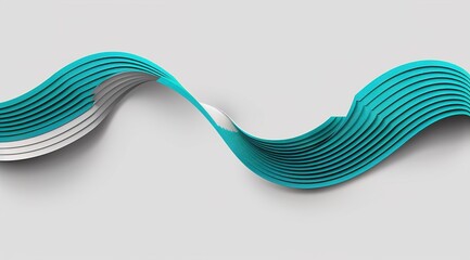 Fototapeta premium abstract blue wave background