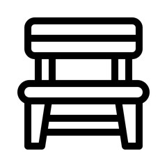 chair line icon