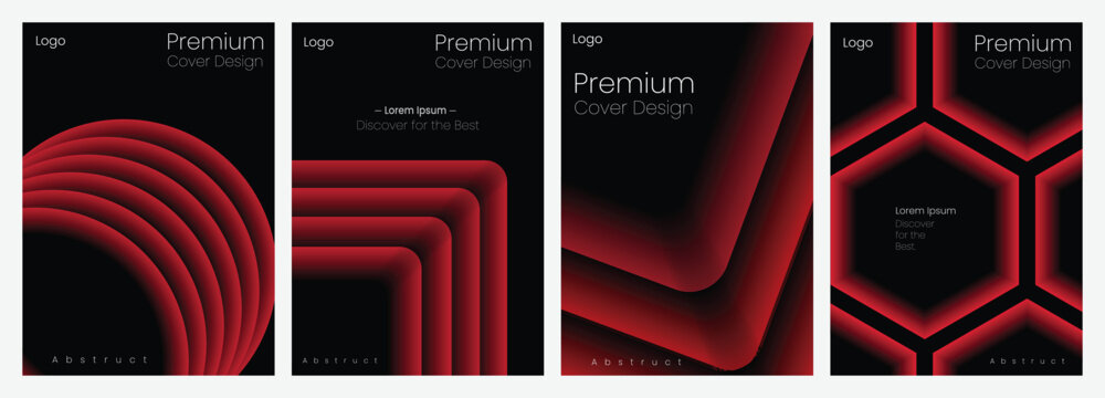 Luxury gala invitation card background vector. Golden elegant wavy gold line pattern on background