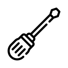 screwdriver line icon