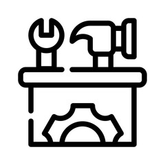 toolbox line icon