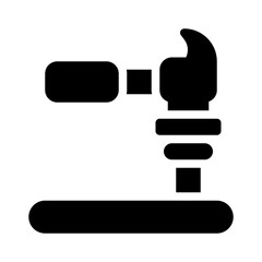 hammer glyph icon