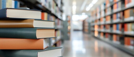 Modern library with a focus on academic journals, Academic journals, knowledge and research