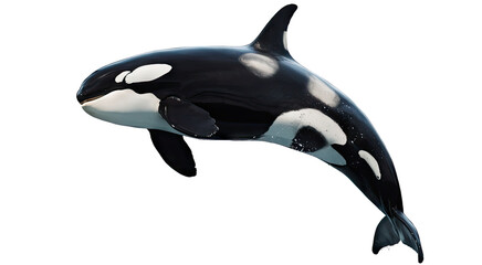 Naklejka premium Isolated PNG Orca, GENERATIVE AI