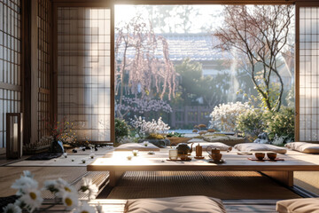 Traditional Japanese living room