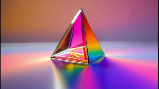 prism moving background animation art - 4k social media new stock video footage animation design AI	
