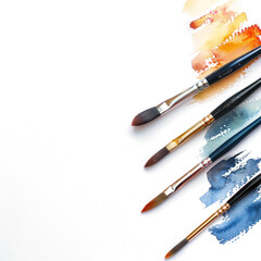 Obraz premium Workspace watercolor illustration isolated on transparent. png file for art work, posters, posters, cards, holiday decor. 