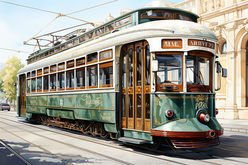 Mayo Trolley isolated on transparent background.