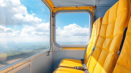 Sunny adventure shuttle with students on board, Shuttle, Adventure, Sunny