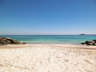 Beach in Vada, Italy.