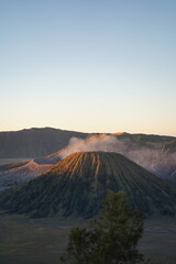 beautiful view of bromo mountain, indonesia