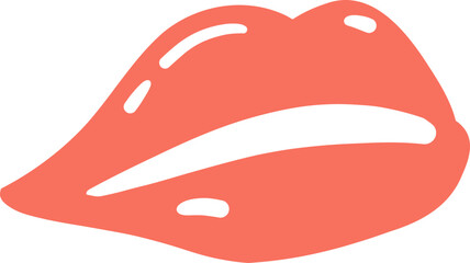 mouth Human organ illustration anatomical for medicine, biology, education