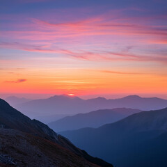 Obraz premium 夕焼け