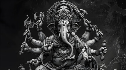 Fototapeta premium &nbsp;indian hindu god ganesha