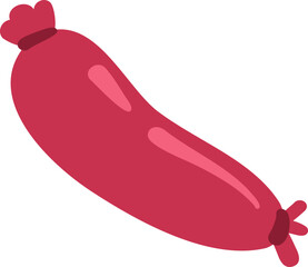 sausage icon Fresh healthy vegetarian food illustration