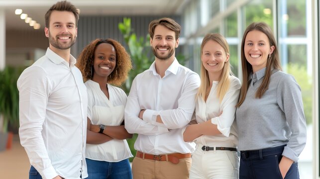 Competent team in a building driven by ambition, Building, Competent, Ambition