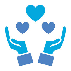 Obraz premium Give Love Icon