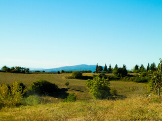 Hills of Tuscany, Chianti Region, Italy.