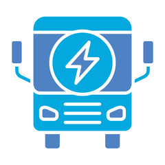 Fototapeta premium Electric Bus Icon