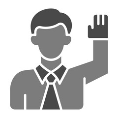 Raise Hand Icon