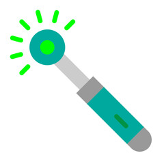 Laser Pen Vector Flat Icon Design